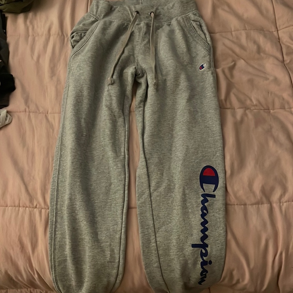 champion grey sweats